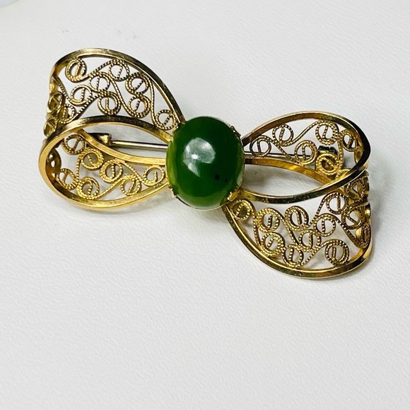 VINTAGE 12K GOLD PIN - Picture 1 of 9